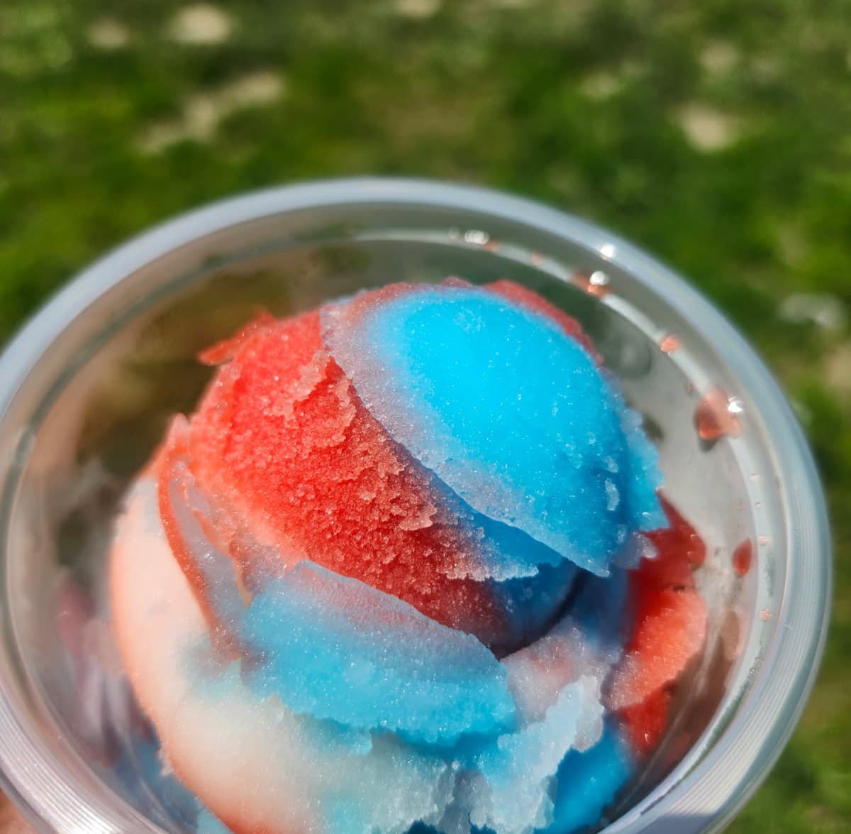 Firecracker water ice from Frozen Fantasies
